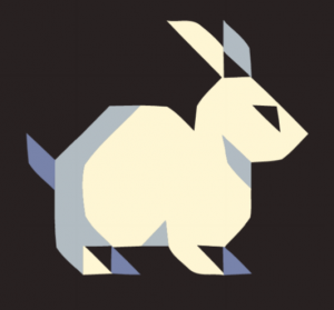 rabbit illustration by PolyDucks
