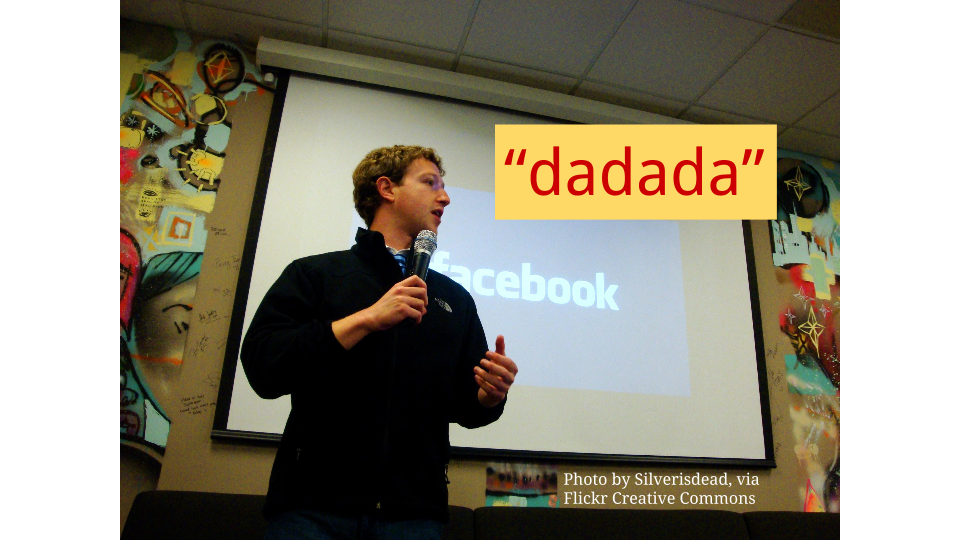 Mark Zuckerberg dadada