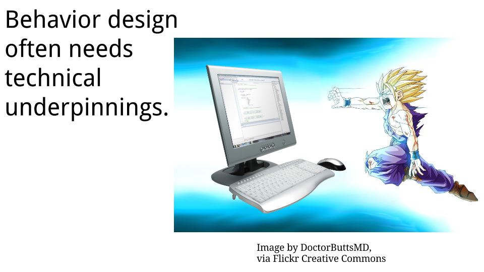 behavior design technical underpinnings