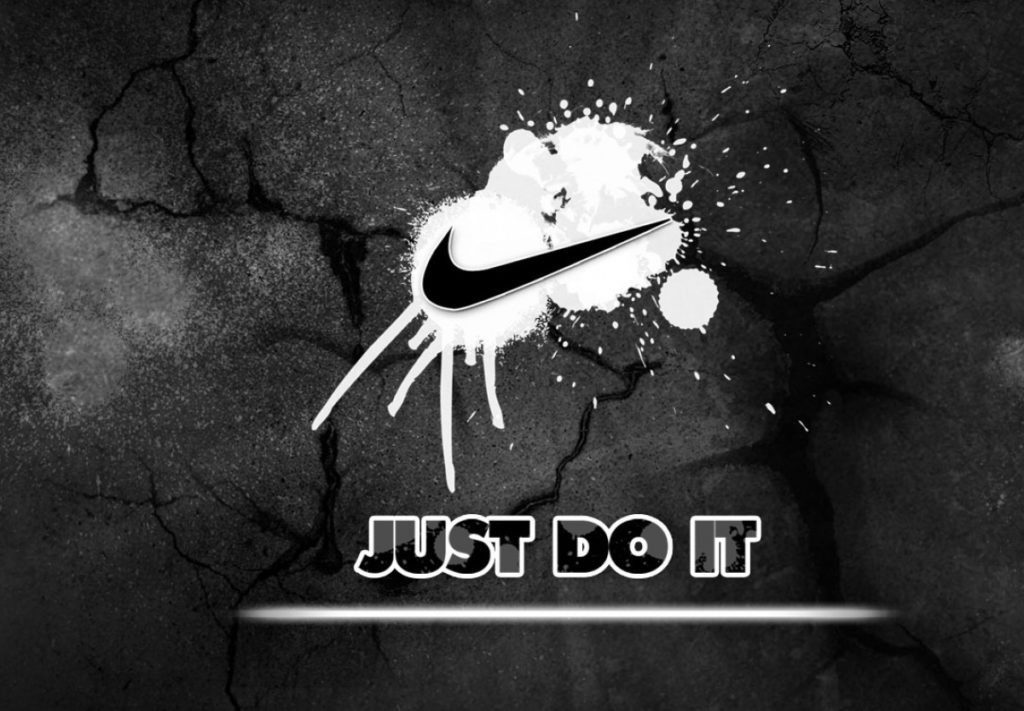 Nike's "Just Do It" swoosh logo